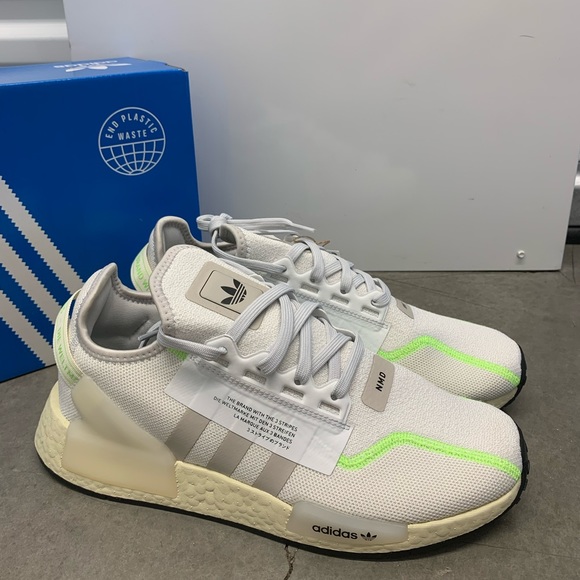 adidas NMD R1 V2 Crystal White - Picture 8 of 10